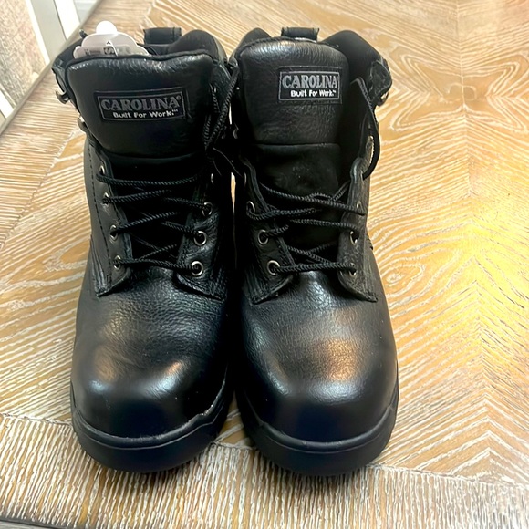 Carolina Other - Black Leather Work Boot